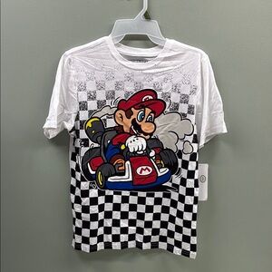 Graphic T-Shirt with Mario Kart Design